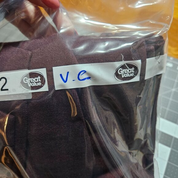 Vince Camuto Burgundy Open-Front Cardigan With Faux Fur Cuffs Size 2X - Picture 12 of 12